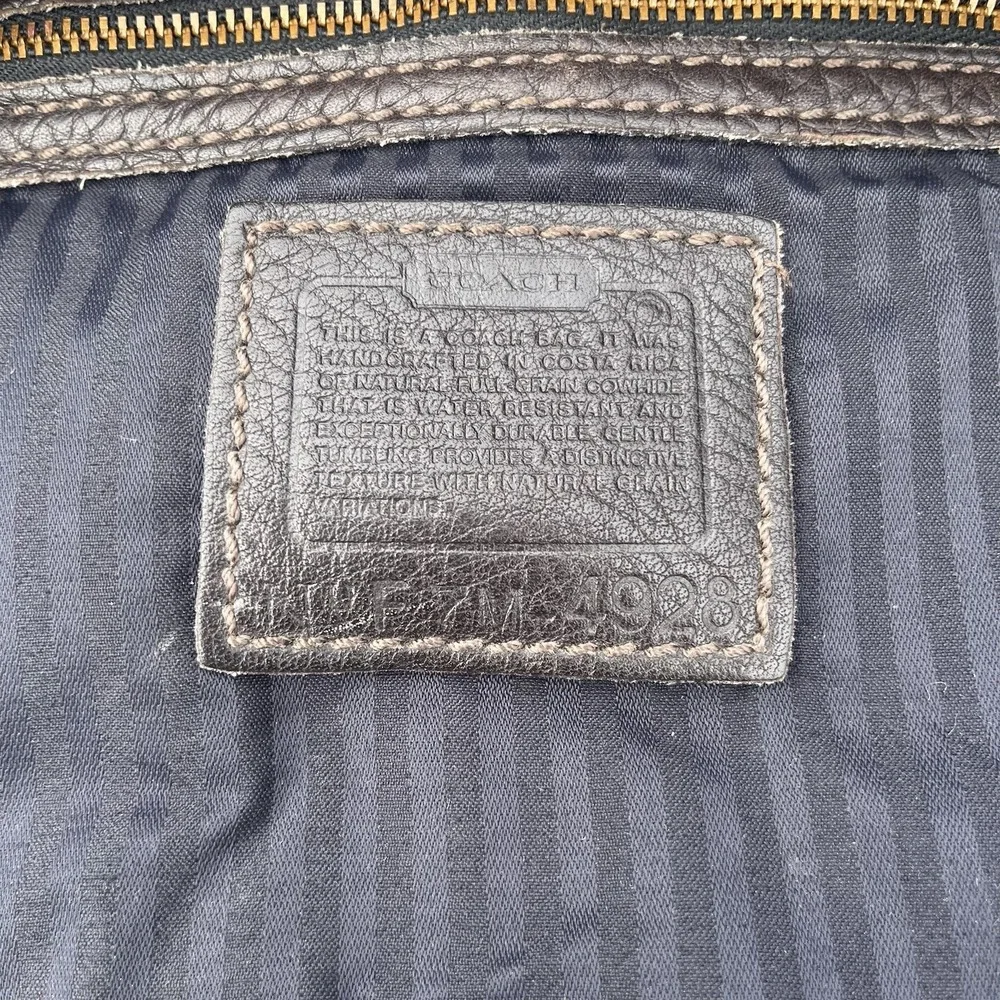 Vintage COACH Sonoma Crossbody Shoulder Bag‎ Brown Leather Purse 4928 Costa Rica
